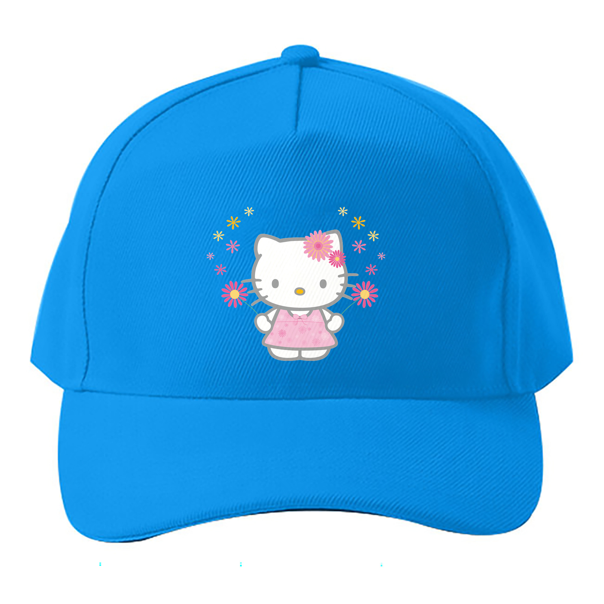 （画像用） Hello Kitty ハローキティ ベースボールキャップ 綿100％ 男女兼用 帽子 スポーツ